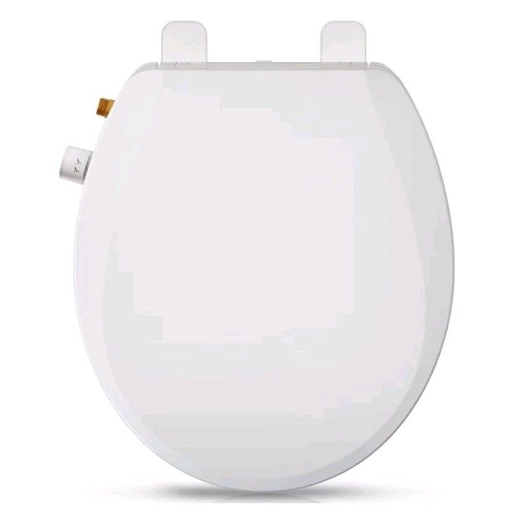 Clirass Round Bidet Toilet Seat with Quiet -Close Non-Electric Bidet Mode...